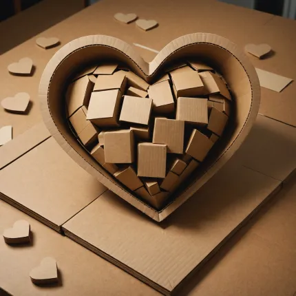 Как сделать сердце из картона: Объёмное творчество для любого случая