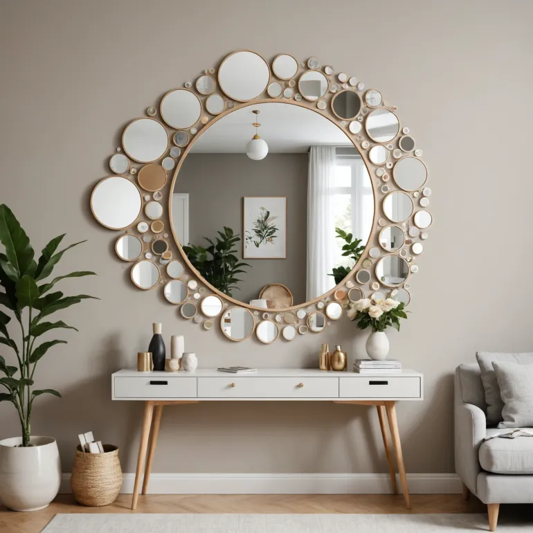 Искусство декора: как наклейки зеркало круглые и наклейки набор преобразят ваше пространство